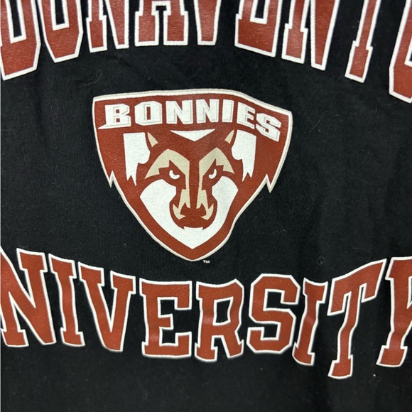 St. Bonaventure University T-Shirt size large. Short sleeve. Cotton. EUC. - Picture 3 of 7